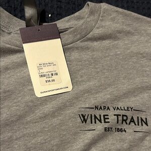Napa Valley Wine Train Gray Men's T-Shirt
